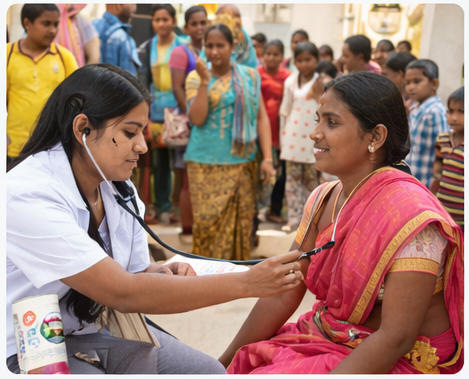 Health awareness activity in community
