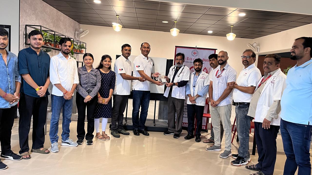 Blood donation drive organised by PFMECT Bangalore Chapter