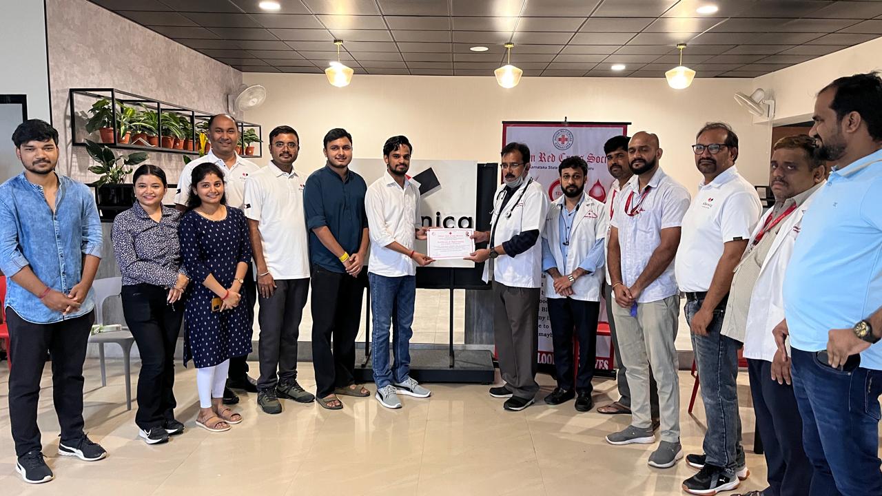 Community members participating in PFMECT Bangalore blood donation drive