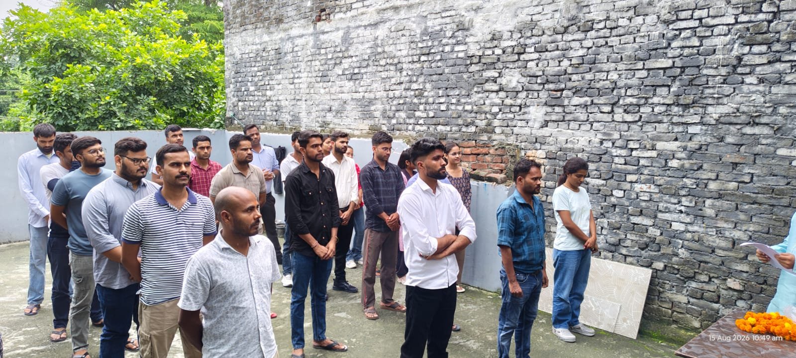 Participants at the Azadi Se Zimmedari Tak programme venue