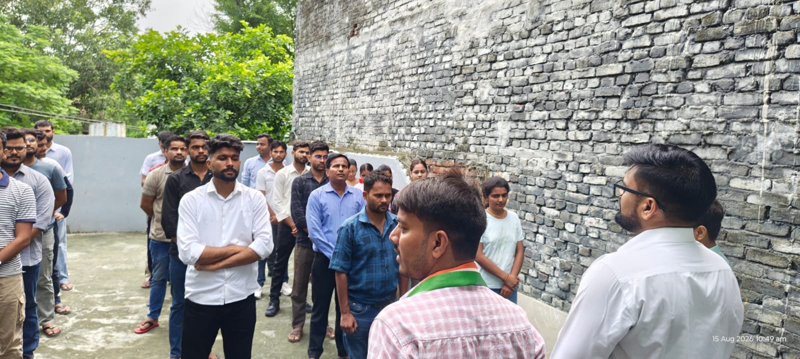 Participants during the community programme at Moradabad