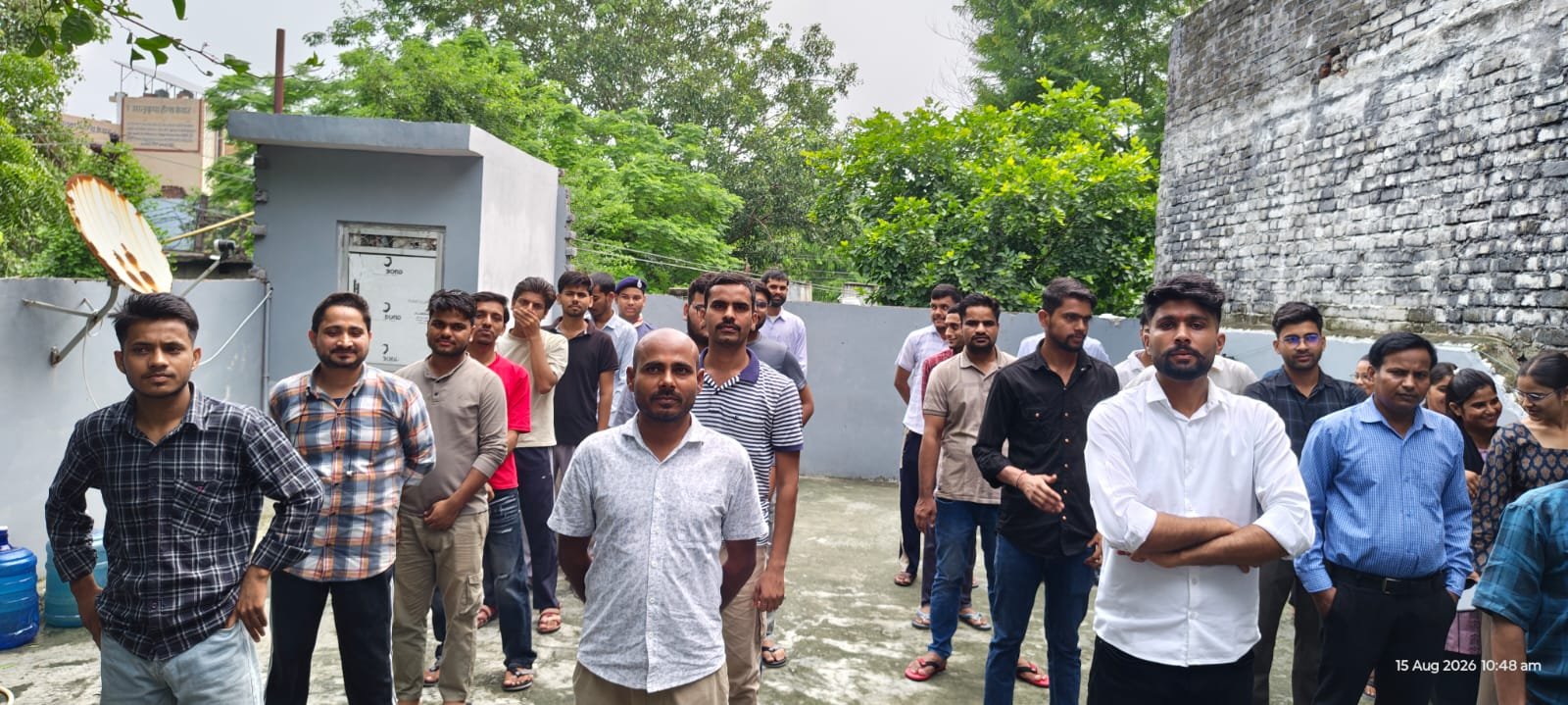 Participants at the programme venue in Moradabad